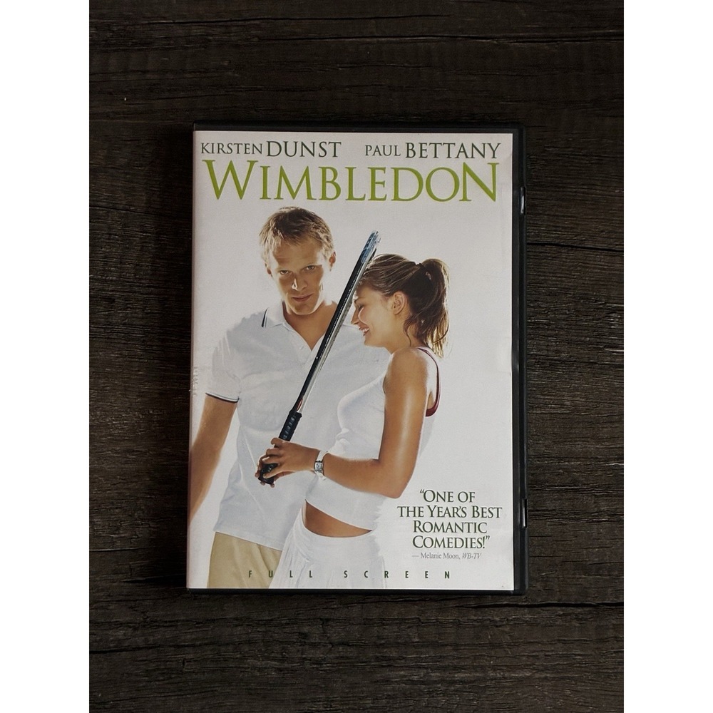 Wimbledon DVD 2004 Kirsten Dunst Paul Bettany Sports Rom Com Full Screen Edition